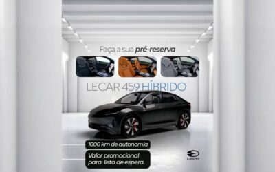 O futuro da mobilidade já tem nome: Lecar 459, o primeiro carro híbrido brasileiro.