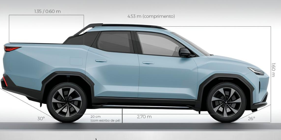 Comparativo com Concorrentes: Lecar Pick-up Campo Híbrida Flex